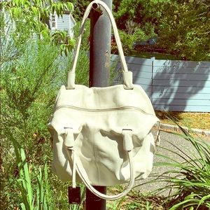 Furla White Leather Handbag